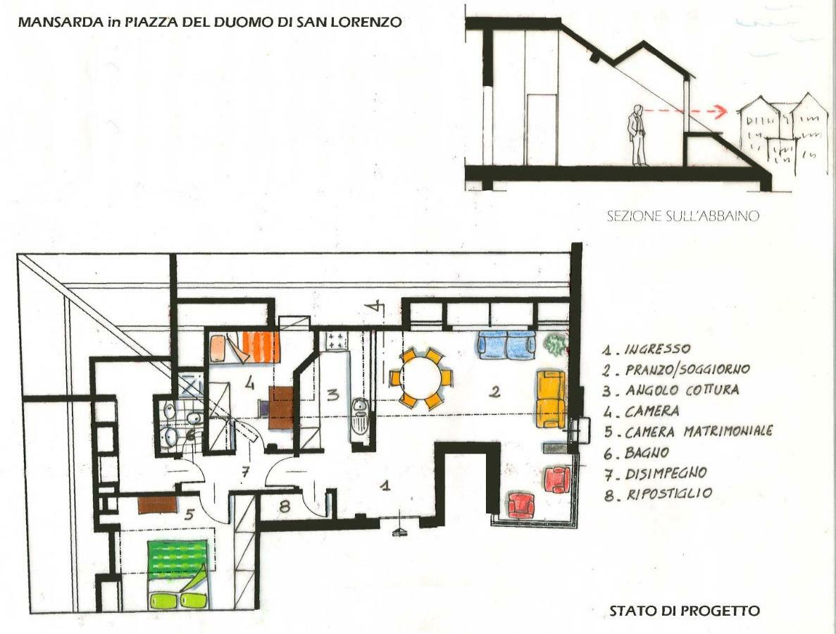 Apartamento Loft Fronte Cattedrale Génova Exterior foto